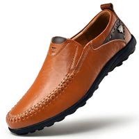 Arthur | Classic and Versatile Men's Leather Slip-On Loafers
