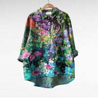 Seraphina | Elegant And Versatile Floral Long Sleeve Blouse