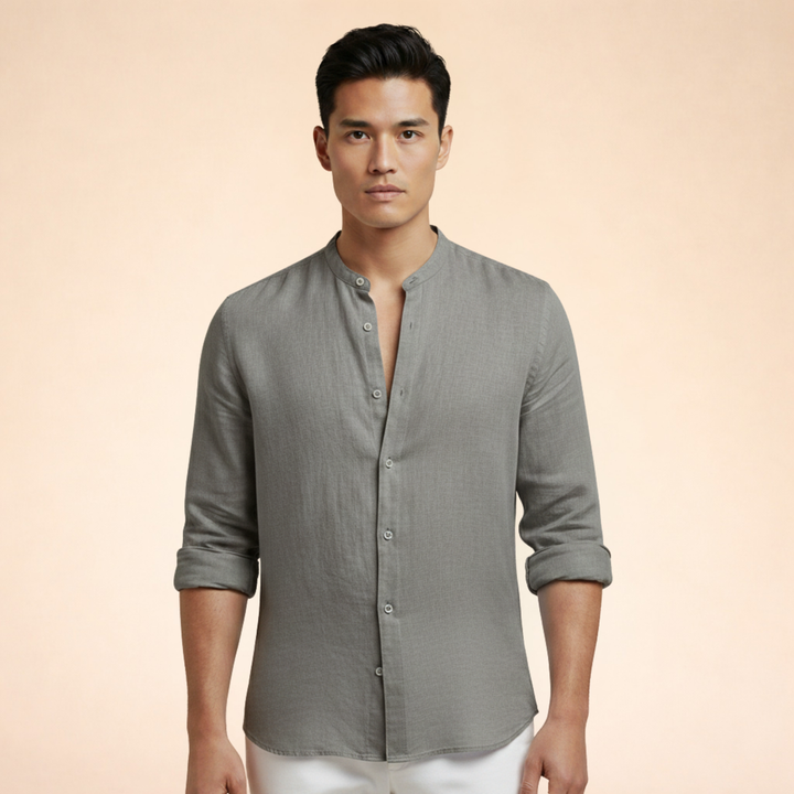 Harmon|Camicia di Lino Elegante e Senza Tempo