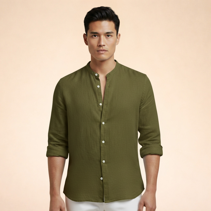Harmon|Camicia di Lino Elegante e Senza Tempo
