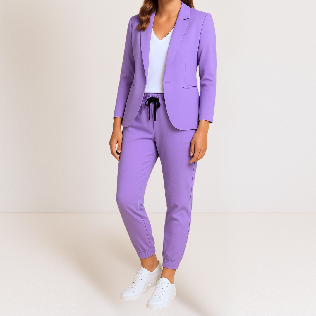 Amelia | Polished Blazer and Jogger Set for Modern Comfort