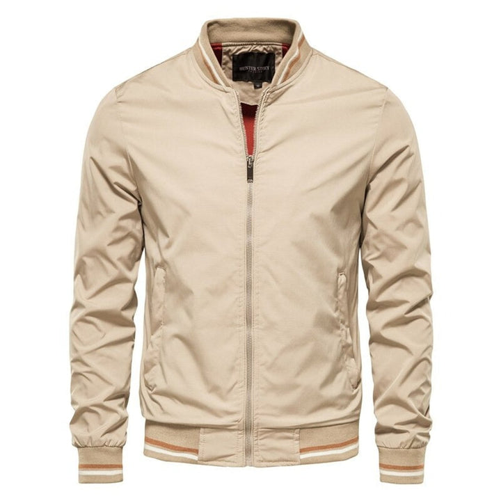 Ralph | Contrast Ribbed Casual Bomber Jacket