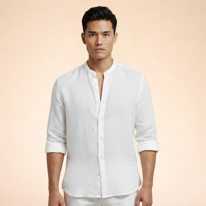 Harmon|Camicia di Lino Elegante e Senza Tempo