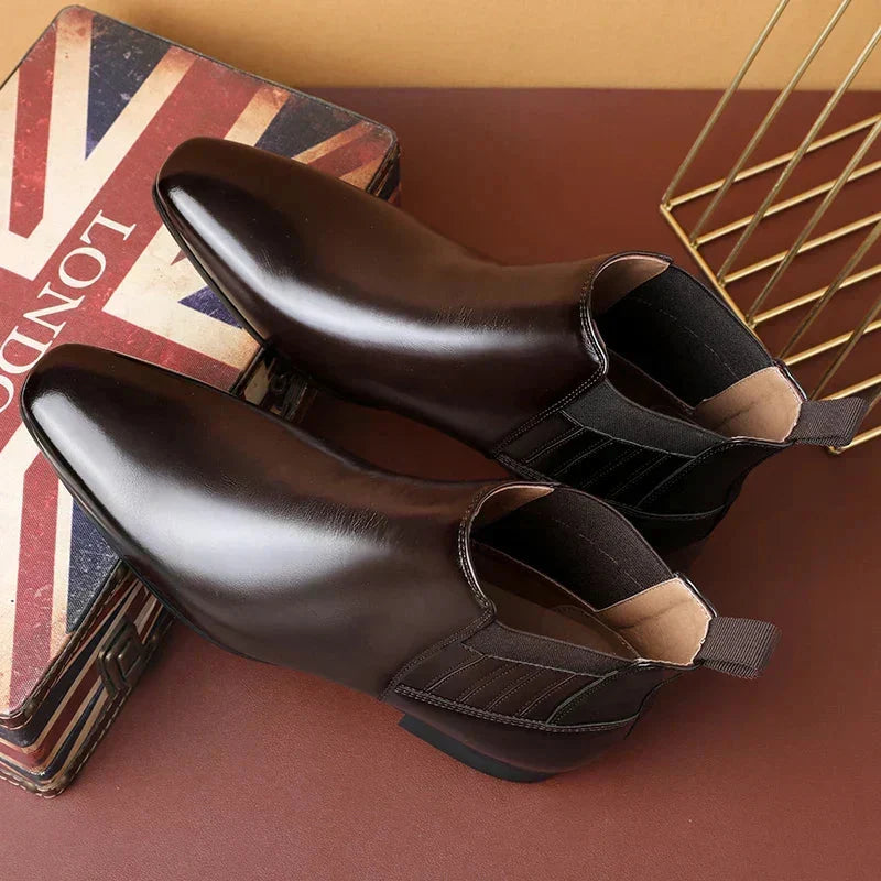 Isabelle | Pointed-Toe Chelsea Ankle Boots for Polished Everyday Style