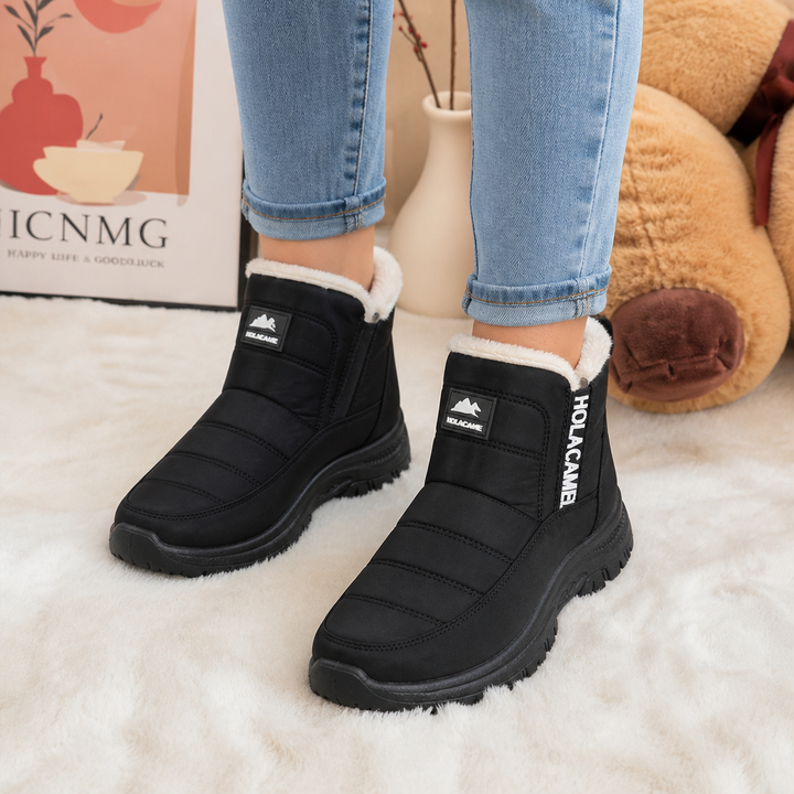 Gripwell | Faux-Fur Lined Waterproof Snow Boots for Women