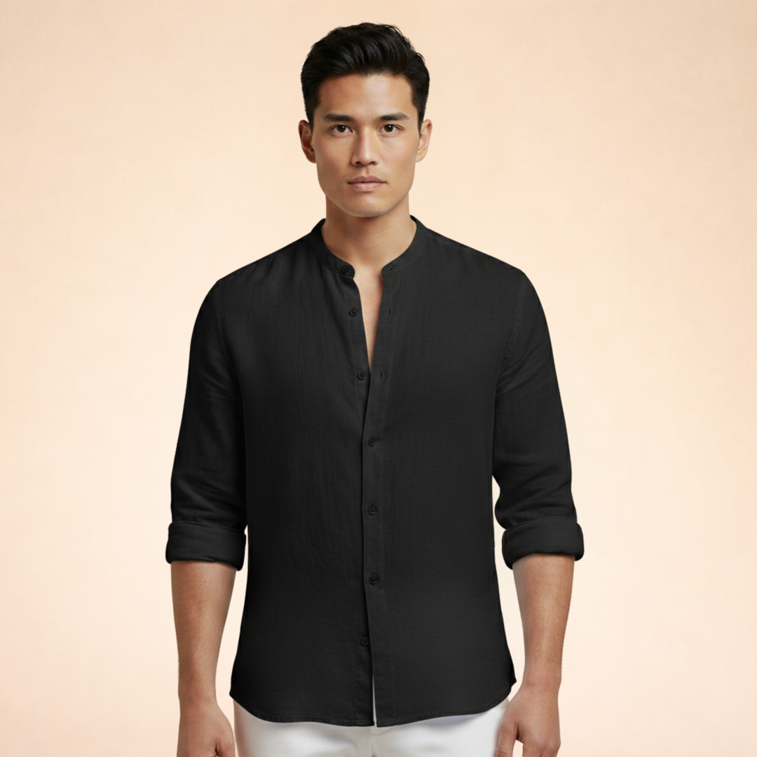 Harmon|Camicia di Lino Elegante e Senza Tempo