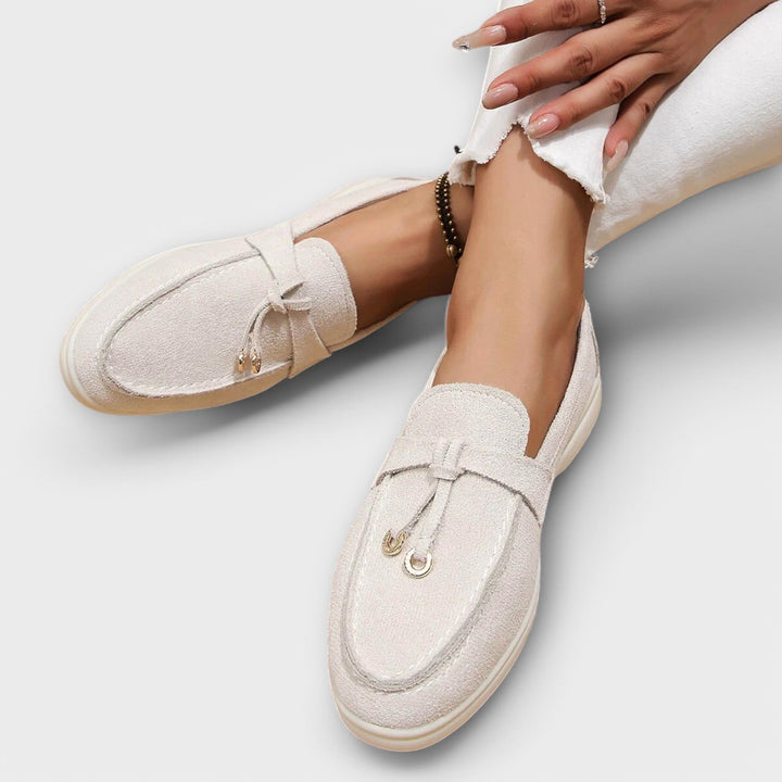 Isabella | Anmutige und schicke flache Leder-Loafer