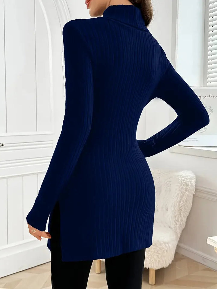 Sarah | Turtleneck Sweater – Elegant Slim Fit Style for Women