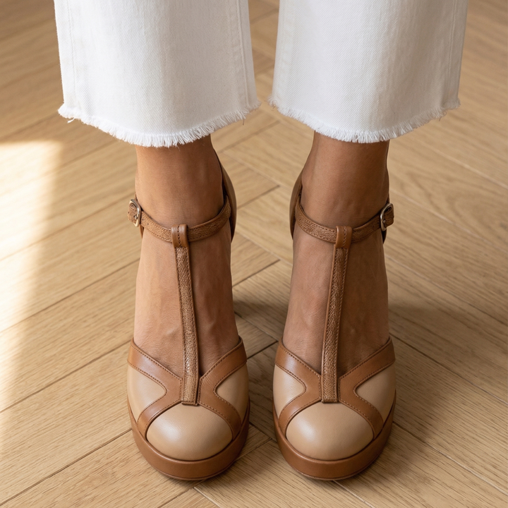 Nadia | Close Toe Heels – Sophisticated Retro Style for Women