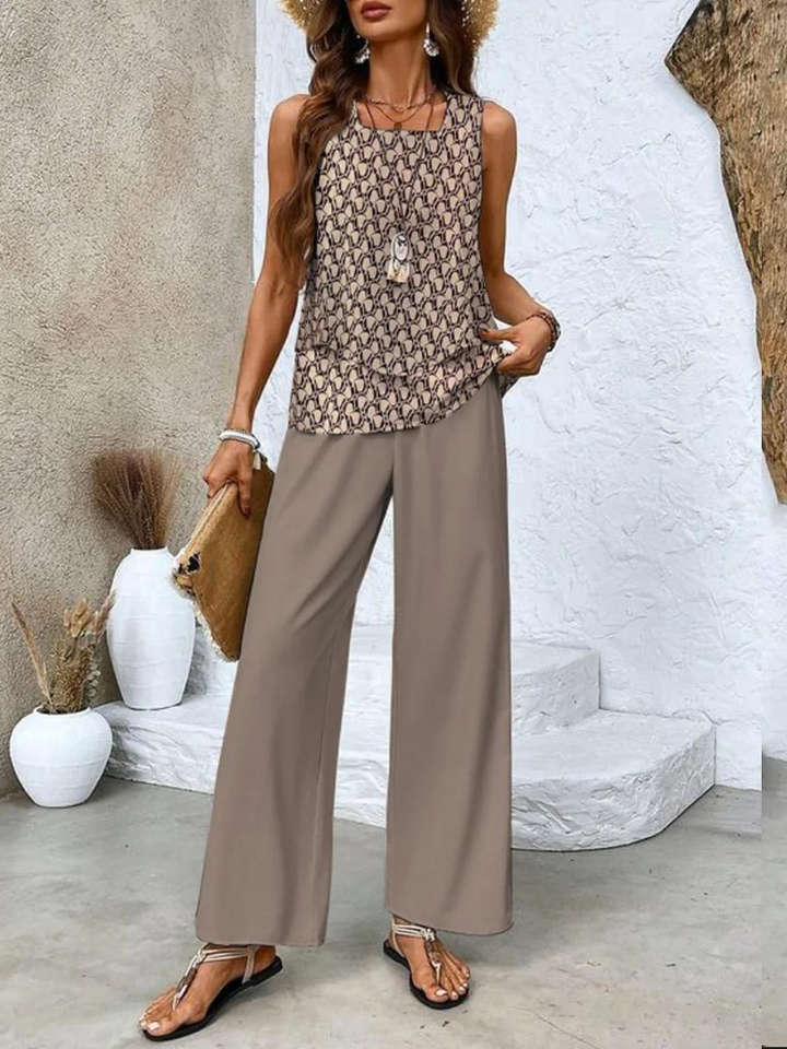 Evelyn | Breezy And Elegant Summer Two Piece Set