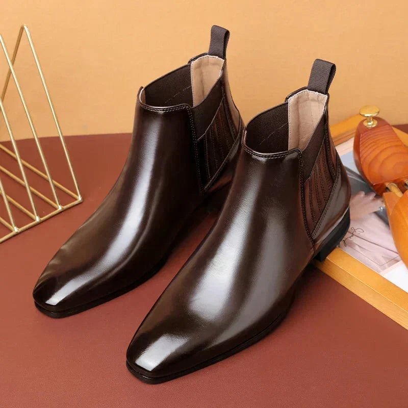 Isabelle | Pointed-Toe Chelsea Ankle Boots for Polished Everyday Style