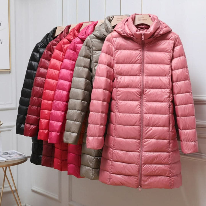 Feathra | Ultralight Down Jacket – Warm Lightweight Style for Women