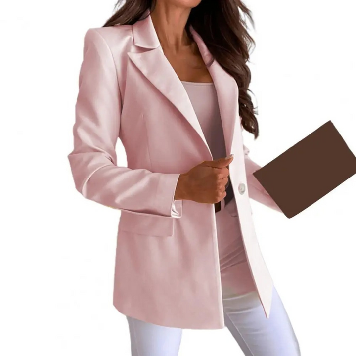 Annalise | Sleek Contoured Single-Button Blazer