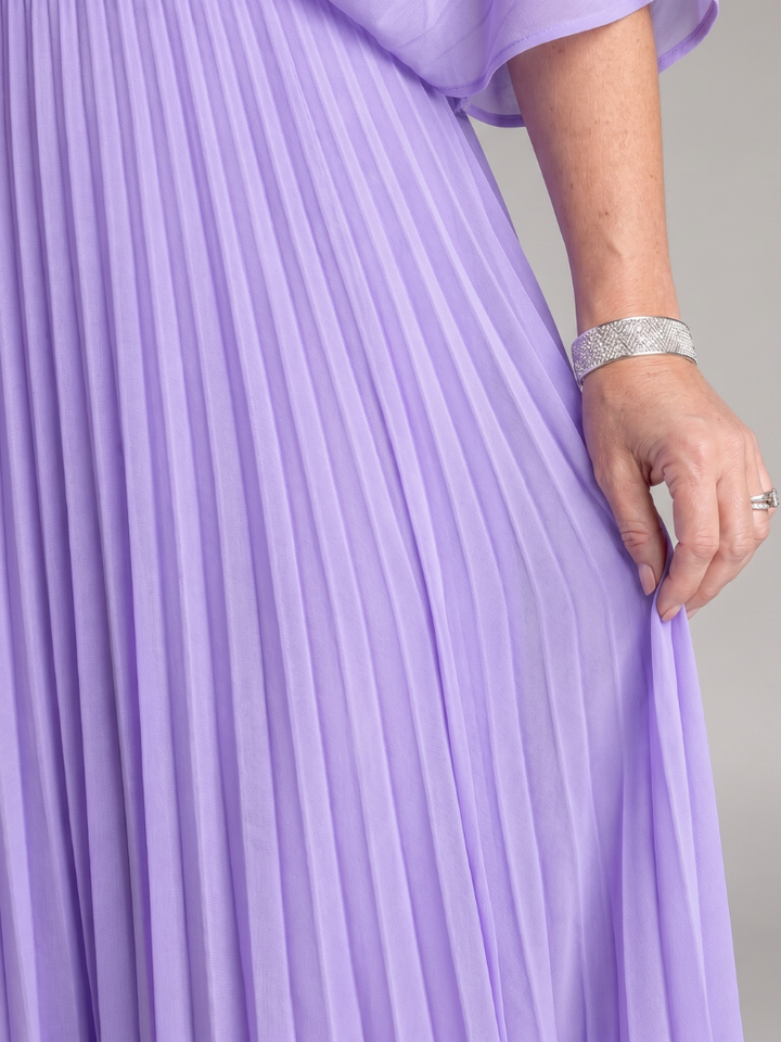 Semorph | Maxi Dress – Elegant V Neck Long Sleeve