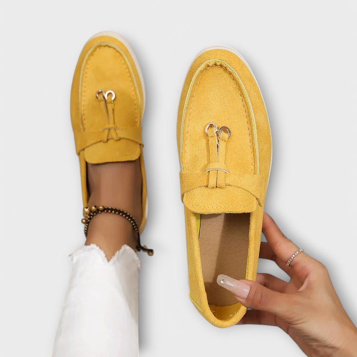 Isabella | Anmutige und schicke flache Leder-Loafer