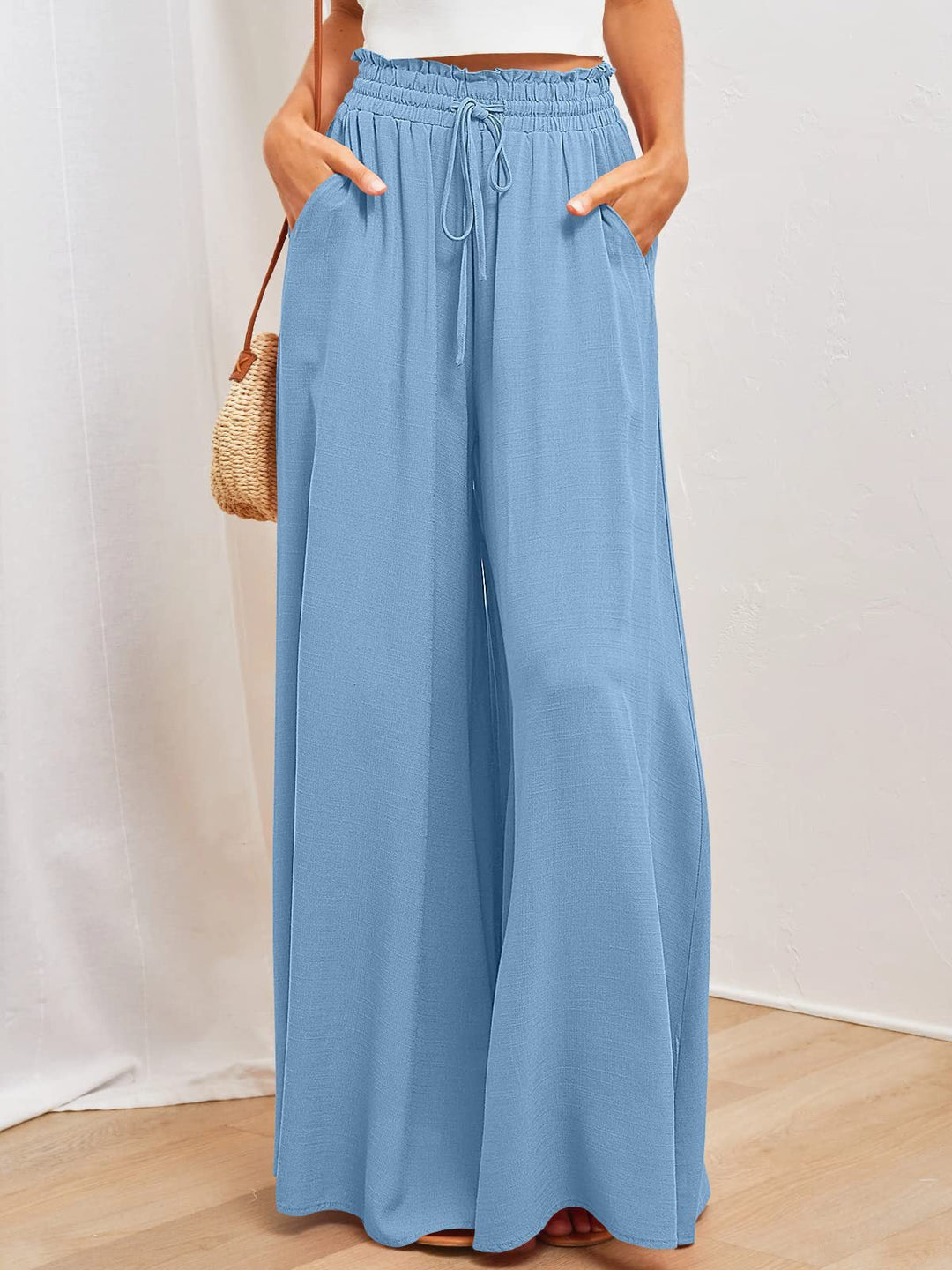 Olivia | Elegant And Breezy Summer Wide Leg Palazzo Pants