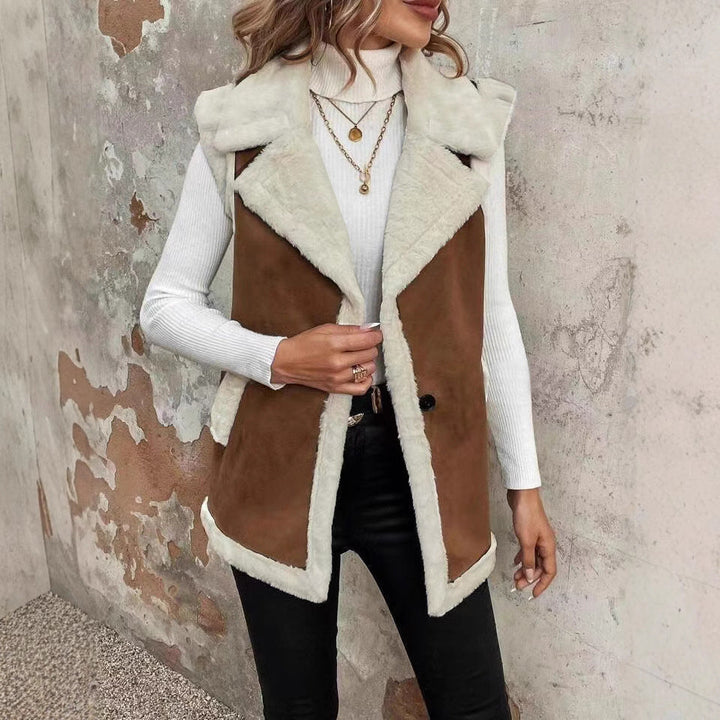 Clara | Elegant Lined Tailored Winter Vest