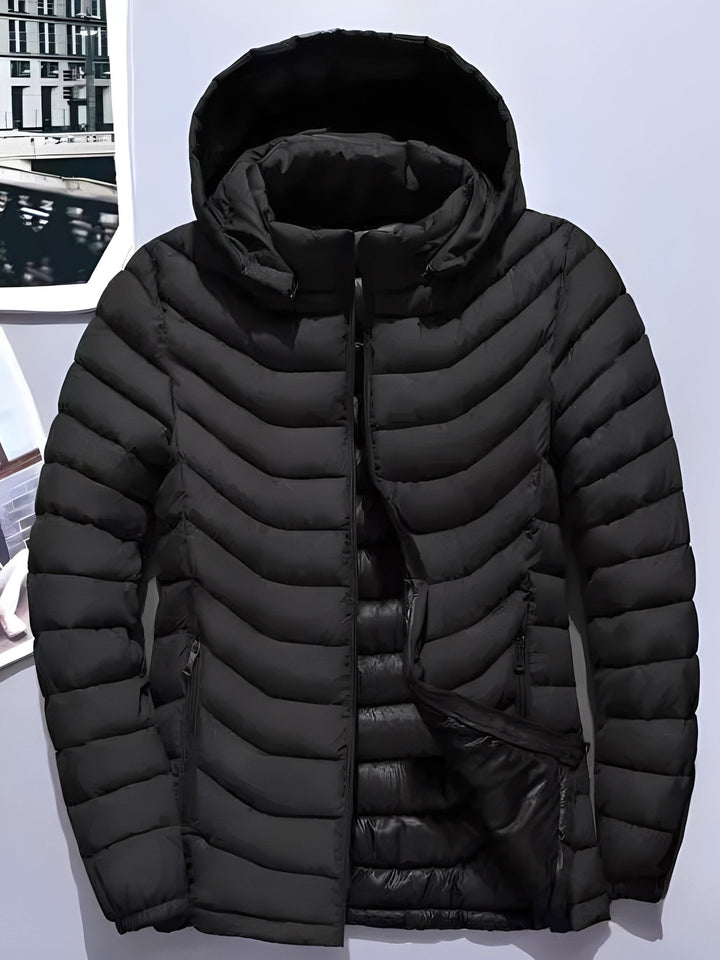 Owen | Hooded Puffer Jacket – Lichtgewicht en Comfortabel