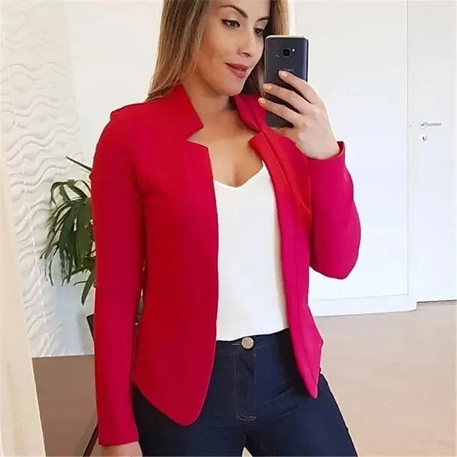 Charlotte | Elegant Belted Draped Blazer