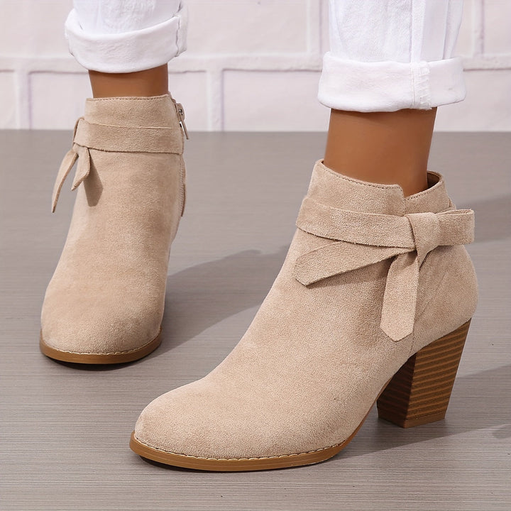 Jessica | Elegant And Stylish Ankle Boots With Block Heel