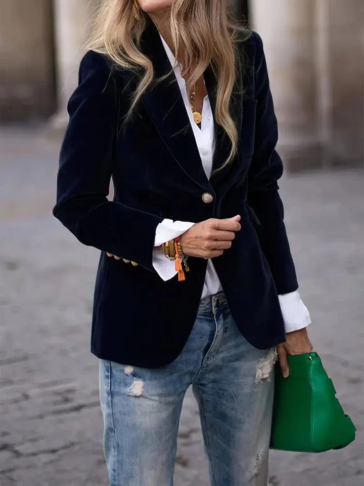 Camilla | Luxurious Plush Velvet Evening Blazer