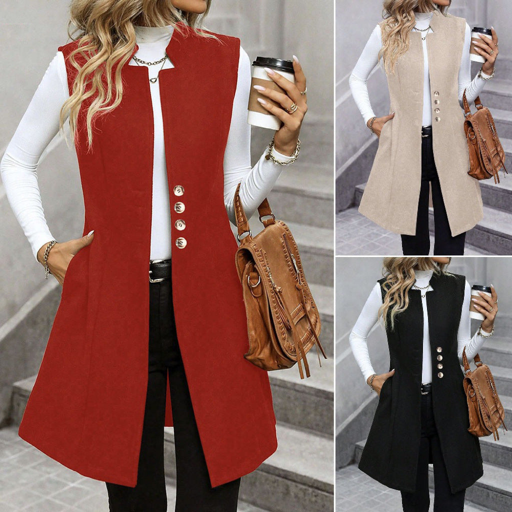 Clara | Chic And Tailored Buttoned Vest