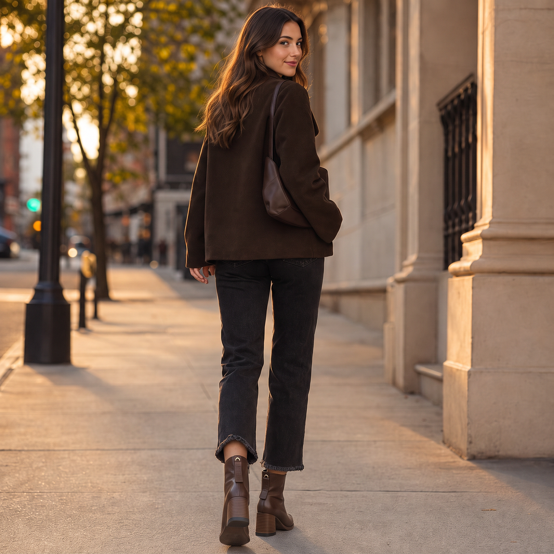 Norielle | Ankle Boots – Sculpted Heel Style for Women