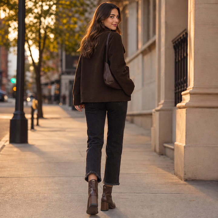 Norielle | Ankle Boots – Sculpted Heel Style for Women