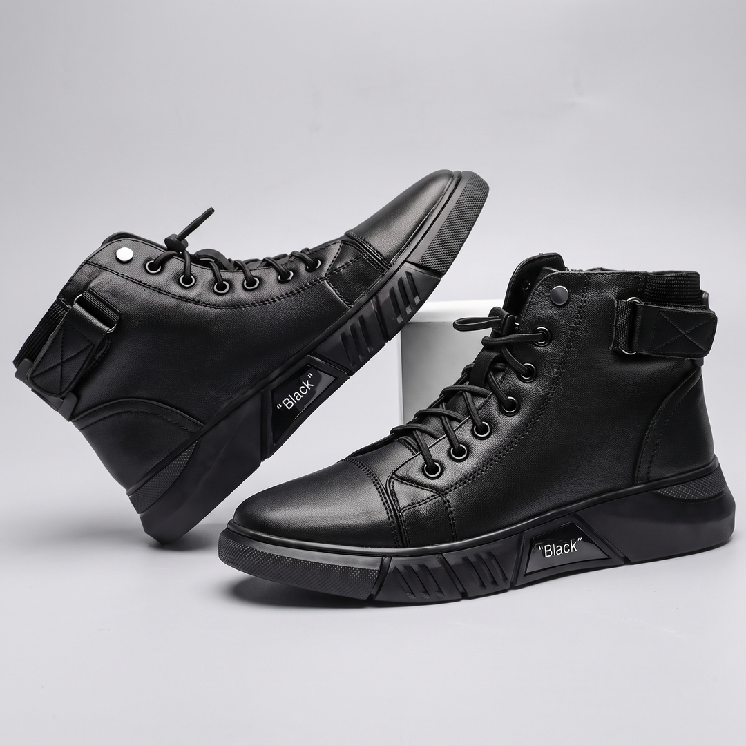 Rugged | Classic Leather High Top Boots for Everyday Wear