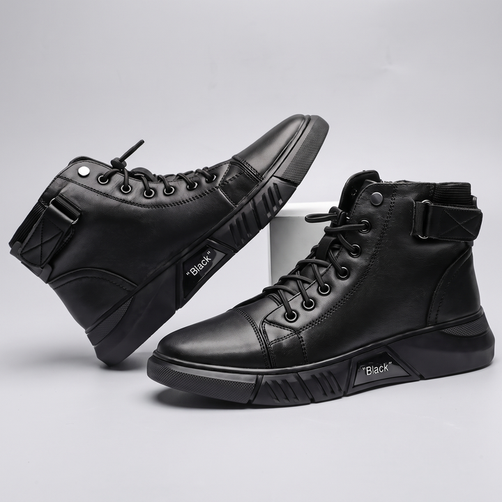 Rugged | Classic Leather High Top Boots for Everyday Wear