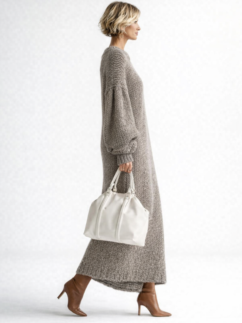 Chunky Knit Maxi Sweater Dress