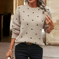 Charlotte | Stylish And Comfort Dotted Knit Sweater