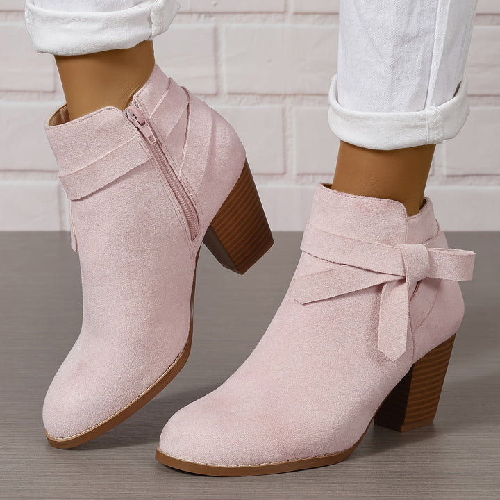 Jessica | Elegant And Stylish Ankle Boots With Block Heel