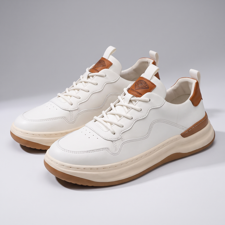 Hudson | Leather Sneakers – Premium Comfort for Men