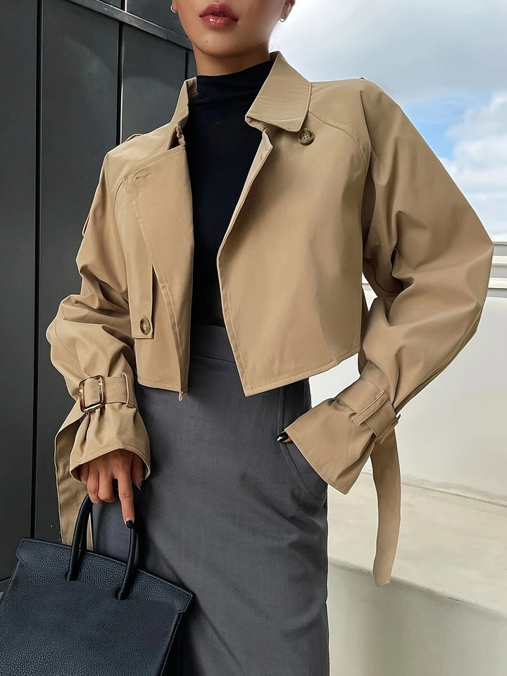 Zara | Stylish Short Crop Trench Coat