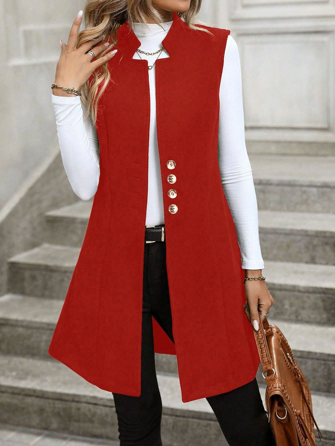 Clara | Chic And Tailored Buttoned Vest