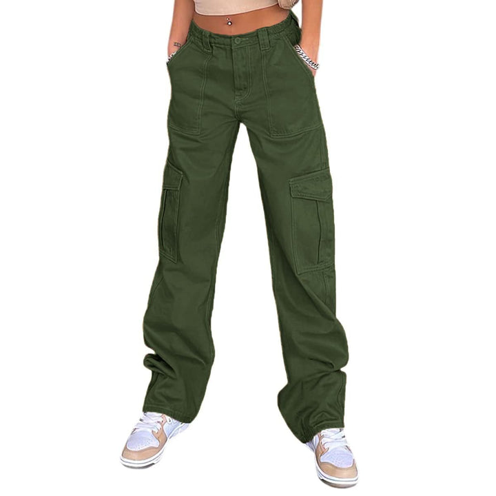 Elena | Women's Stylish Relaxed Cargo Pants with Adjustable Waist