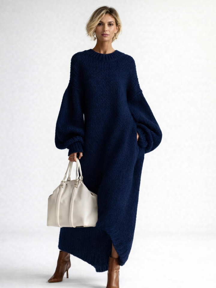 Chunky Knit Maxi Sweater Dress