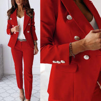 Vivienne | Elegant Double-Breasted Blazer and Trouser