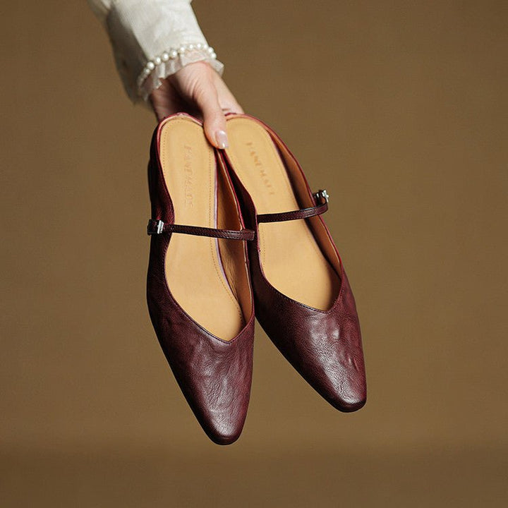 Sarah | Elegant And Pointed Toe Mules