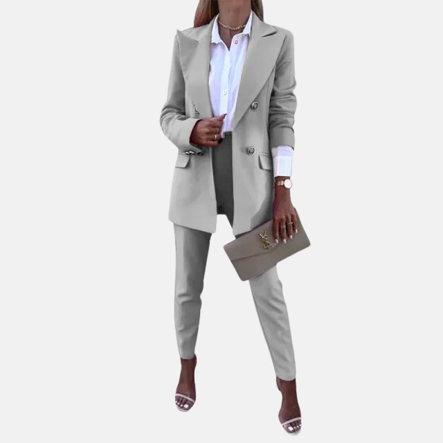 Amelia | Polished And Professional Blazer Two Piece Set