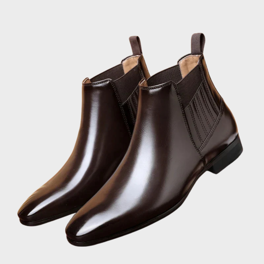 Isabelle | Pointed-Toe Chelsea Ankle Boots for Polished Everyday Style
