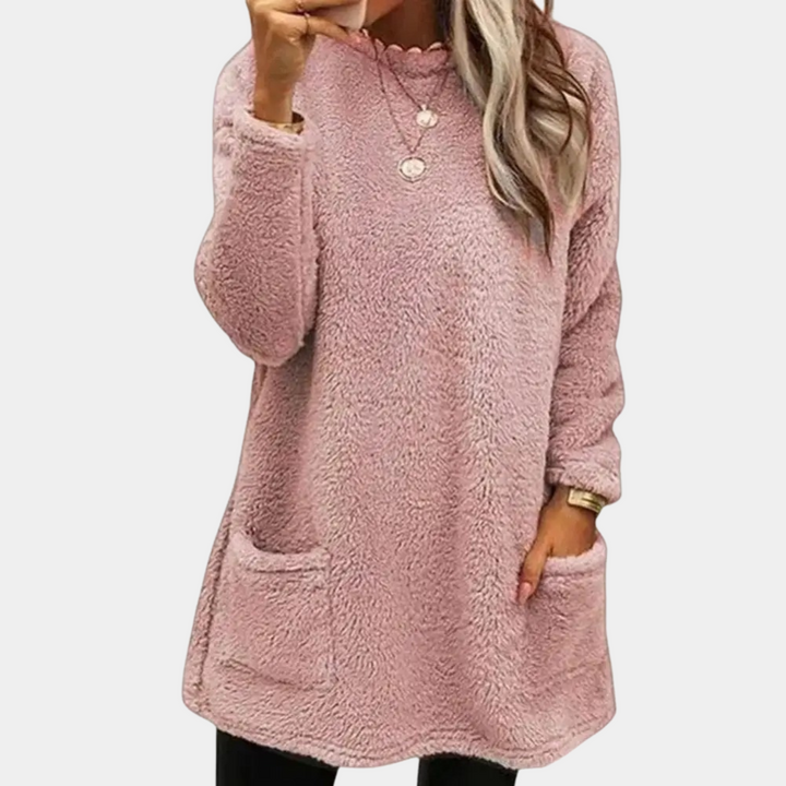 Chloe | Cozy Pocket-Detail Relaxed Everyday Sweatshirt