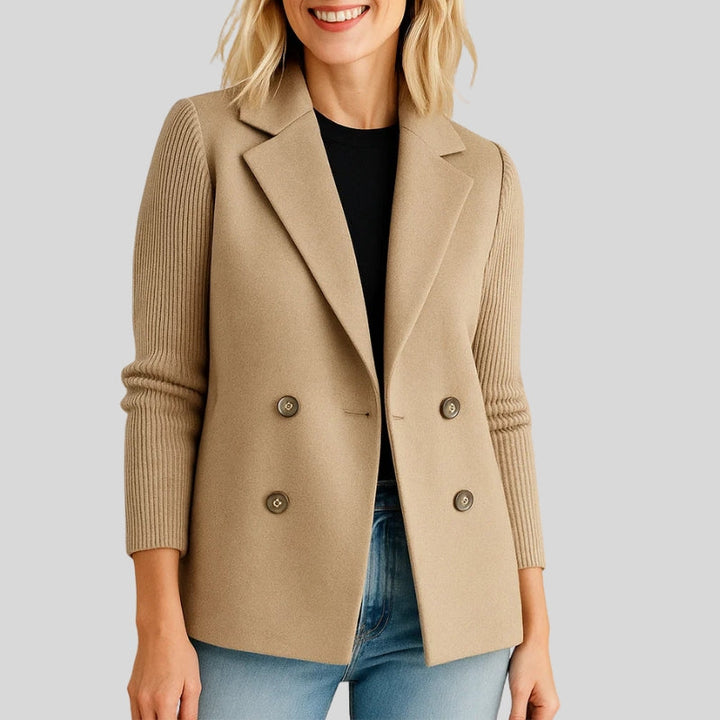 Evelyn | Cozy Knit Sweater Pattern Blazer