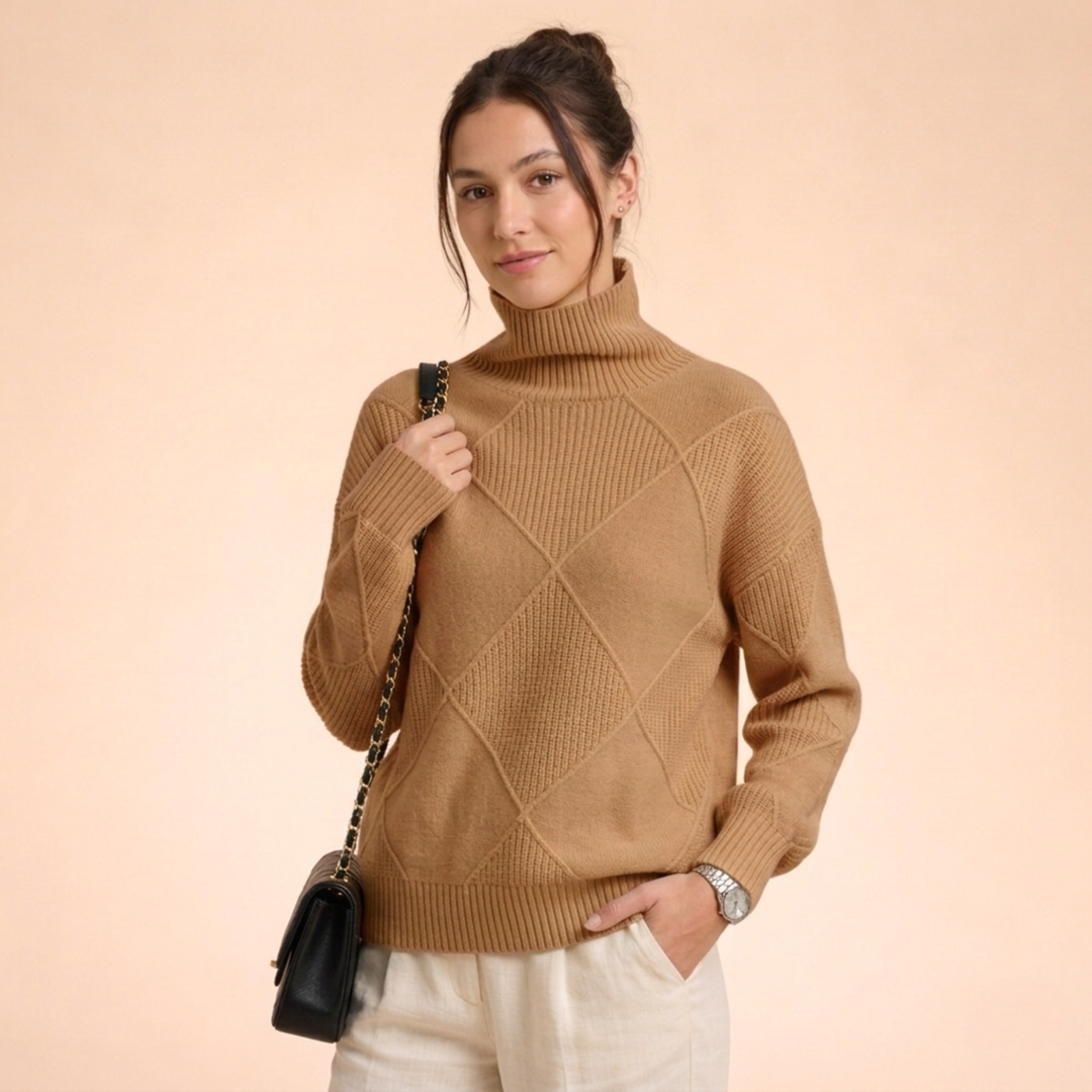 Louise | Cashmere Turtleneck Sweater