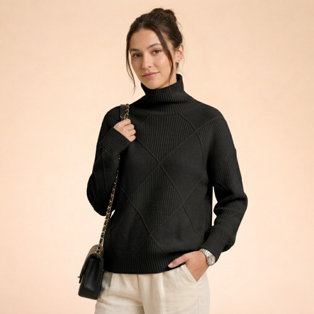 Louise | Cashmere Turtleneck Sweater