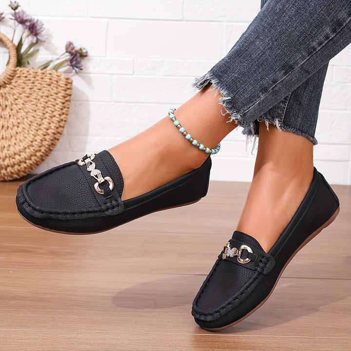 Nora | Buckle Loafers – Effortless Style for Women