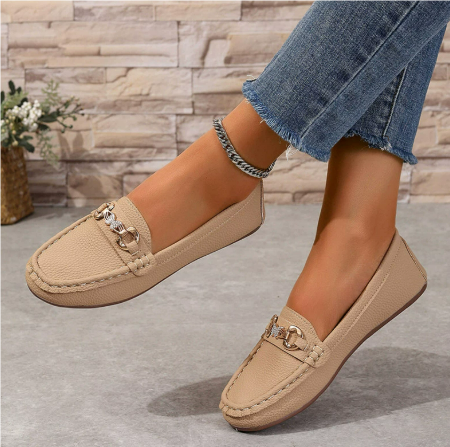Victoria | Mocassins élégants et tendance en cuir minimaliste