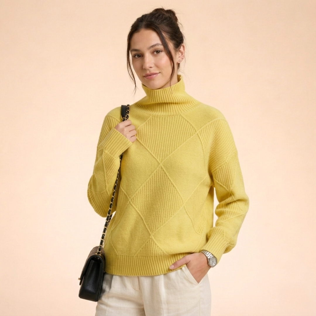Louise | Cashmere Turtleneck Sweater