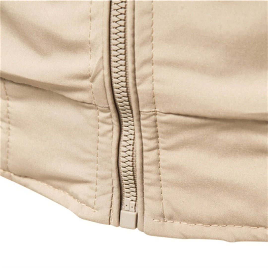 Ralph | Contrast Ribbed Casual Bomber Jacket